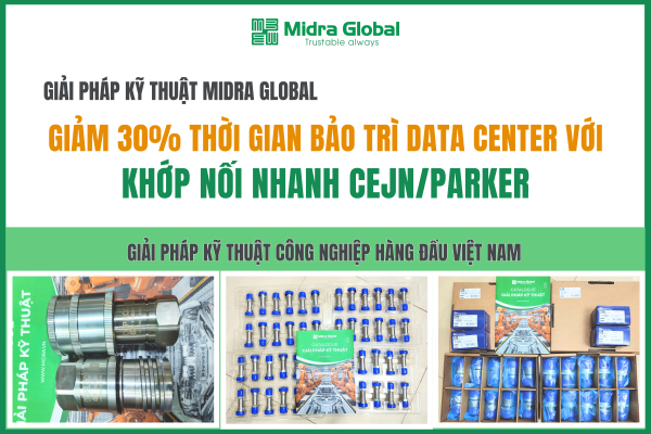 Hệ khớp nối nhanh làm mát nước test rack data center Texon, zero-leak, giảm downtime.