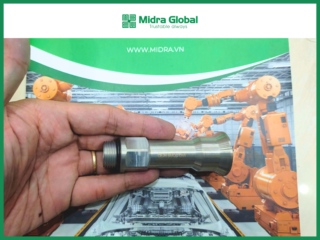 Đầu plug khớp nối nhanh cho mạch làm mát nước, chứng chỉ EN 10204-3.1, chống rò.